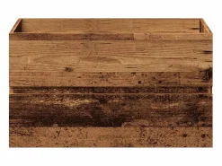 vidaxl Conjunto de muebles de baño de madera antigua madera ingeniería Marru00f3n Online