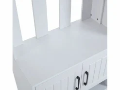 Conjunto de recibidor - 140,6 x 32 x 180 cm - Armario de recibidor + zapatero - Aglomerado -^Merax Discount