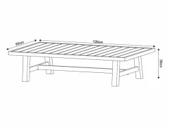 MYLIA Conjunto de salón de jardín en aluminio y cuerda: sofá de 3 plazas, 2 sillones y una mesa de centro - Blanco con cojines beige - LUREYA de Beige / Blanco Outlet