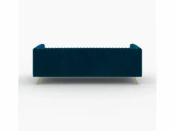Rendez-Vous Déco Conjunto Sofá Y Sillón|Conjunto de sofá y sillón de terciopelo de 3 plazas - Gatsby