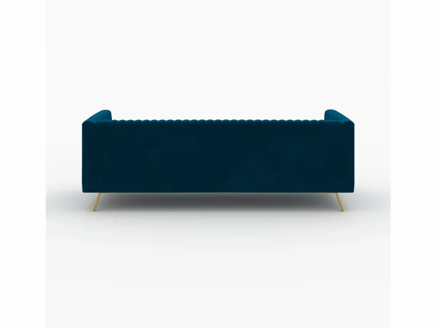 Rendez-Vous Déco Conjunto Sofá Y Sillón|Conjunto de sofá y sillón de terciopelo de 3 plazas - Gatsby