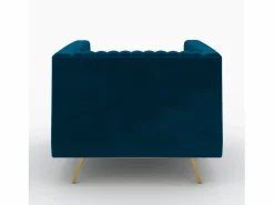 Rendez-Vous Déco Conjunto Sofá Y Sillón|Conjunto de sofá y sillón de terciopelo de 3 plazas - Gatsby