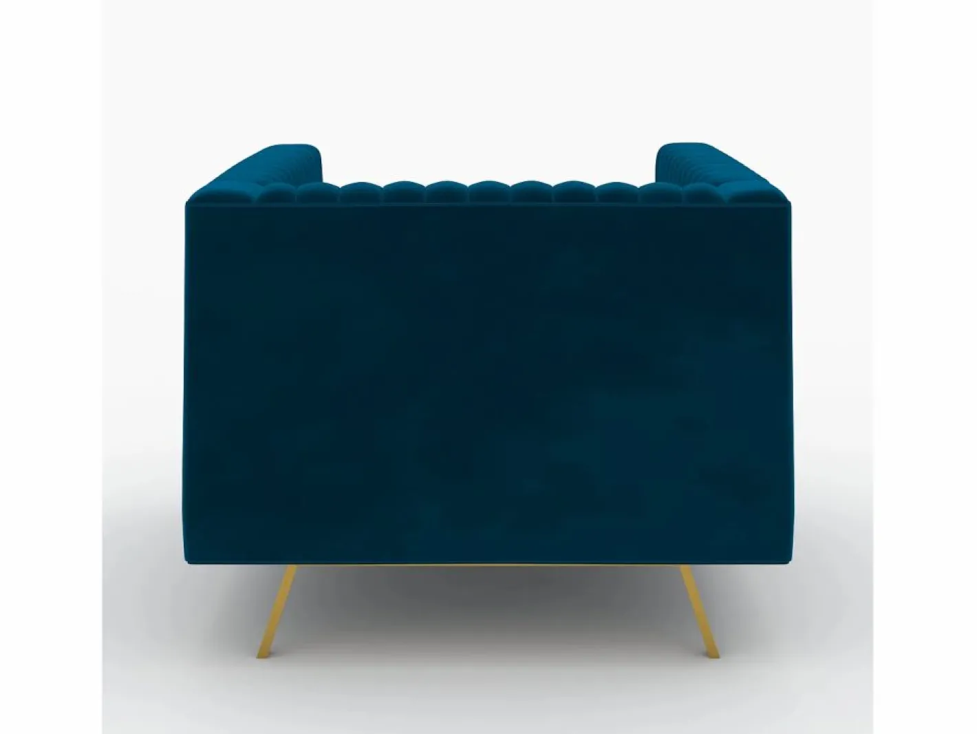 Rendez-Vous Déco Conjunto Sofá Y Sillón|Conjunto de sofá y sillón de terciopelo de 3 plazas - Gatsby