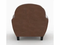 Rendez-Vous Déco Conjunto Sofá Y Sillón|Conjunto de sofá y sillón marrón oscuro de 3 plazas - Club - Club