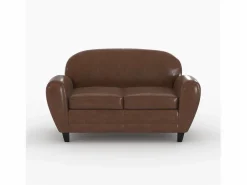 Rendez-Vous Déco Conjunto Sofá Y Sillón|Conjunto de sofá y sillón marrón oscuro de 3 plazas - Club - Club