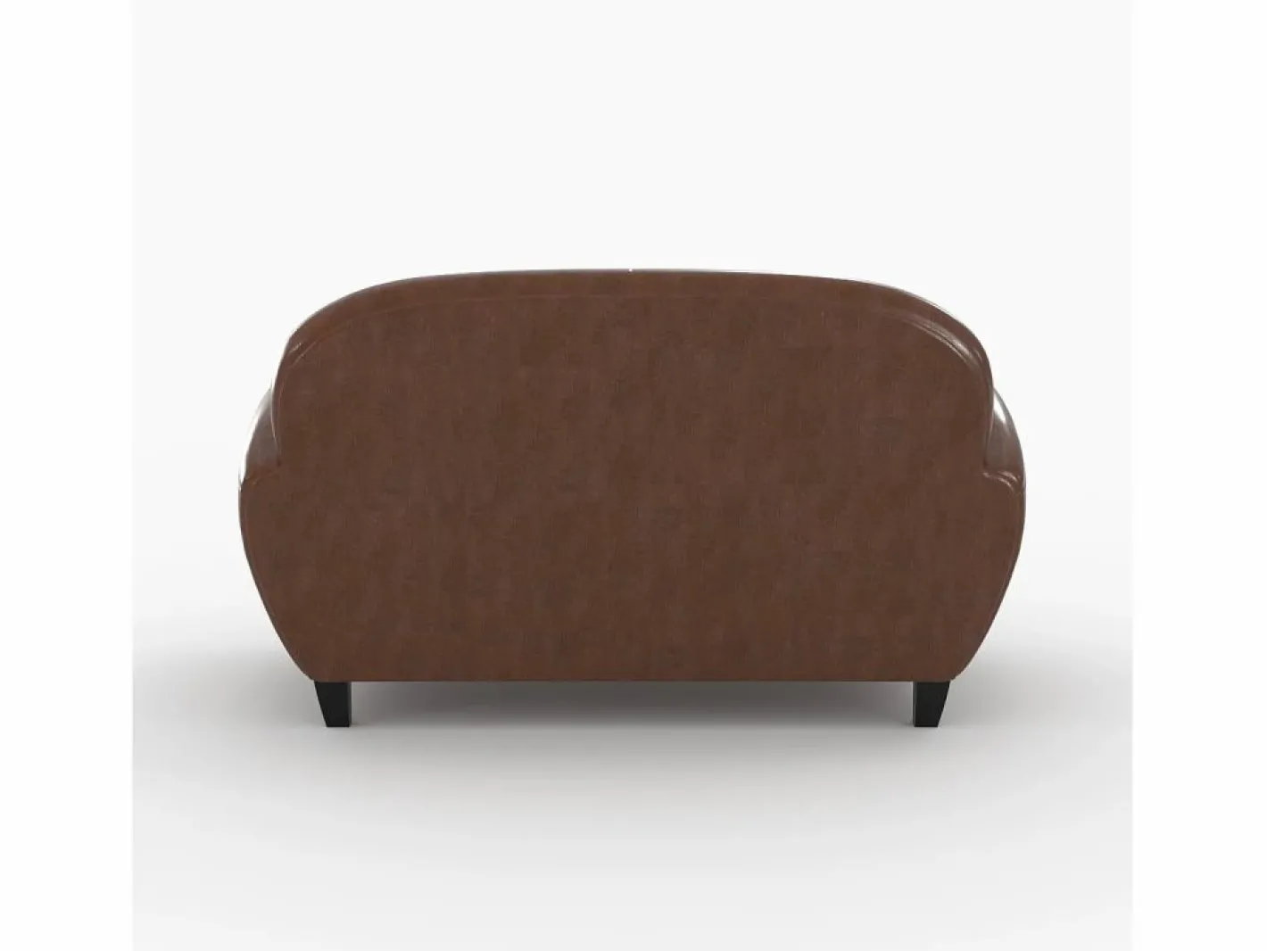 Rendez-Vous Déco Conjunto Sofá Y Sillón|Conjunto de sofá y sillón marrón oscuro de 3 plazas - Club - Club