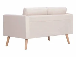 Conjunto de sofás 2 piezas tela color^Clicnbuy