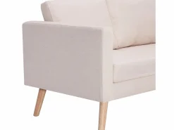 Conjunto de sofás 2 piezas tela color^Clicnbuy