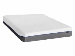 Ysmée Conjunto de somier de 140 x 190 cm + colchón de espuma desenfundable de 10 cm - NASUS de YSMÉE Blanco Clearance