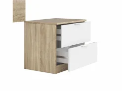Dormitorio Completo|Conjunto Hab. Juvenil Infantil Artik Mate y Roble Canadian Cmplto