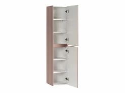 Petits-Meubles Conjunto mueble lavabo individual encastrado de 60 cm y columna Zelie do Rosa Best