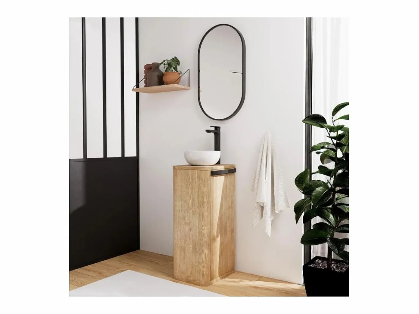 Mueble De Aseo|Conjunto mueble lavamanos + lavabo TOM
