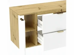 Conjunto De Baño|Conjunto para baño 120 cm Armario con encimera Columna Roble Artisan / Orio