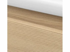 Conjunto De Baño|Conjunto para baño 60 cm Armario con lavabo Armario con espejo Frentes ranurados Aria