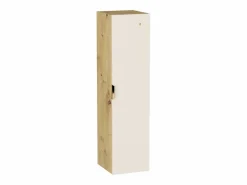 Conjunto para baño 100 cm Armario con encimera Estanterías Columna Roble Artisan / Cachemira Orio Beige