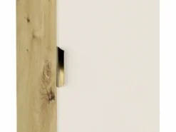 Conjunto para baño 100 cm Armario con encimera Estanterías Columna Roble Artisan / Cachemira Orio Beige