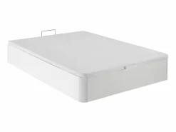 Ysmée Conjunto somier arcón blanco + colchón de muelles 140 x 190 cm BLACK DREAM de YSMÉE Negro / Blanco Online