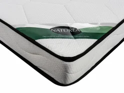 NATUREA Conjunto Colchón Y Somier|Conjunto somier arcón colchón de espuma tela de bambú 90 x 190 cm KANANI de