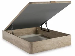 Conjunto 160x200 cm canapé abatible Natural claro + colchón de muelles ensacados - PRESTIGE^Ysmée Online