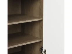 Merax Zapatero|Mueble De Almacenaje|Conjunto zapatero + banco zapatero con cojín - 140 x 35 x 110 cm - Tablero de partículas -