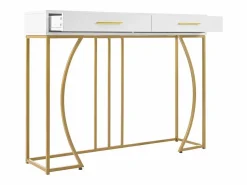 Consola con 2 cajones - estilo moderno - y Dorado^ModernLuxe New