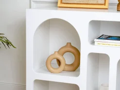 Vente-unique Consola|Consola de diseño con 5 huecos - - LUELA