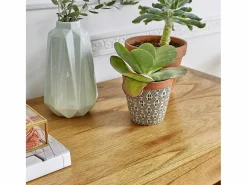 BERAH GETAH Consola de madera de mindi maciza Color natural claro Hot