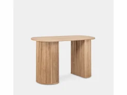 Consola de Madera Natural 74 x 110- Trena Marru00f3n Outlet