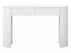 Consola mesa 120x33x76cm - con 2 cajones - Esquinas redondeadas - MDF -^ModernLuxe New