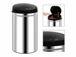 Contenedor automático con sensor de acero inoxidable de 40 litros 02_0006078^Helloshop26 Sale