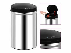 Contenedor automático con sensor de acero inoxidable de 30 litros 02_0006041^Helloshop26 New