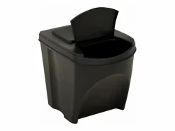 Helloshop26 Cubo De Basura Para Cocina|Contenedores apilables 3 piezas antracita 75 L 02_0006079