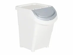 Helloshop26 Cubo De Basura Para Cocina|Contenedores apilables con tapa 3 piezas PP 120 litros 02_0006049