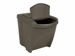 Helloshop26 Cubo De Basura Para Cocina|Contenedores de basura apilables 3 uds. 75 L polipropileno 02_0043894