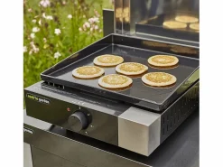 Cook'in Garden - Plancha eléctrica + tapa de hierro fundido FINESTA - 2,5 kW Negro Hot