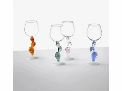 Copa de vidrio borosilicato, Cactus, 350 ml, Desert Plants Amarillo Hot