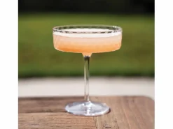 Coppa - Juego de 4 copas de cóctel y vino aromático de 25 cl, diseño elegante - Zafferano, fabricadas en Italia^ Outlet