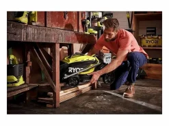 Cortacésped de empuje RYOBI 18V OnePlus - Ancho de corte de 33 cm - Sin batería ni cargador OLM1833B Amarillo Outlet