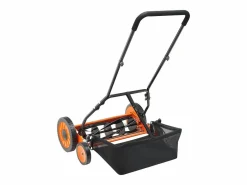 Cortacésped Manual SucceBuy con Rodillo, Ancho de Corte 45 cm, Diseño de 5 Cuchillas, Altura de Corte Ajustable de 3,5 a 6,2 cm, Bolsa de Recogida^ Best