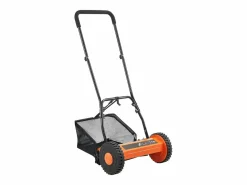 Cortacésped Manual SucceBuy, Ancho de Corte 40cm, Equipado con 5 Cuchillas de Acero, sin Motor, Altura de Corte Ajustable de 1.5 a 4.5 cm Negro Discount