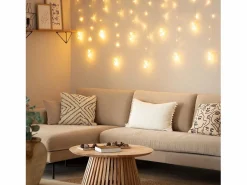 Ledkia Guirnalda Luminosa|Cortina Bolas Colgantes LED 3.6W 2.5m 3000K Blanco Cálido