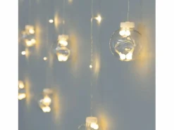 Ledkia Guirnalda Luminosa|Cortina Bolas Colgantes LED 3.6W 2.5m 3000K Blanco Cálido