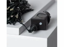 Ledkia Guirnalda Luminosa|Cortina de Guirnaldas LED 3m Short Negro 3000K Cálido