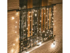 Ledkia Cortina de Guirnaldas LED 3m Short 3000K Blanco Cálido Transparente Online