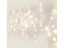 Ledkia Cortina de Guirnaldas LED 3m Short 3000K Blanco Cálido Transparente Online