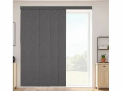 Cortina de Paneles SucceBuy Oscurecedores Verticales en Carril 116-218 cm de Ancho, Panel Japonés Ajustable hasta 243 cm de Alto, Ideal para Puertas Correderas^ Outlet