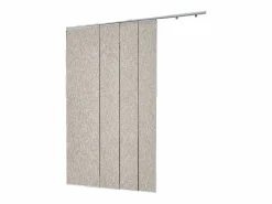 Persianas De Interior|Cortina de Paneles SucceBuy Verticales en Carril 116-218 cm de Ancho, Paneles Japoneses Ajustables hasta 243 cm de Alto, Ideal para Puertas Correderas