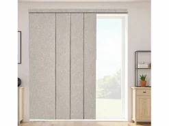 Persianas De Interior|Cortina de Paneles SucceBuy Verticales en Carril 116-218 cm de Ancho, Paneles Japoneses Ajustables hasta 243 cm de Alto, Ideal para Puertas Correderas