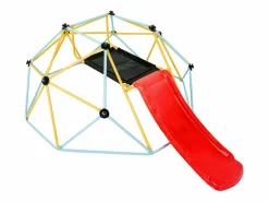 Cúpula de Escalada SucceBuy, 2,4 m con Tobogán, Escalador con Cúpula Geométrica, Sala de Juegos para Niños de 3 a 9 Años Clearance
