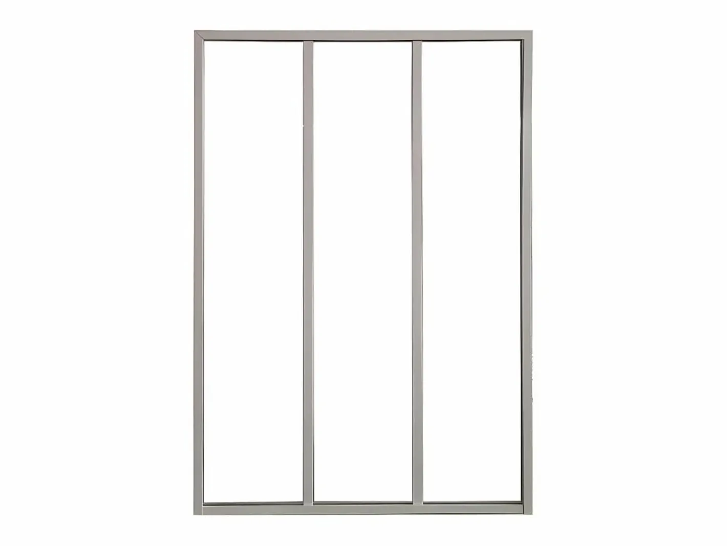 Vente-unique Cristalera atelier aluminio termolacado 90x105 BAYVIEW Blanco